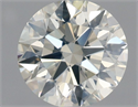 Natural Diamond 0.80 Carats, Round with Excellent Cut, K Color, SI2 Clarity and Certified by GIA