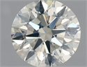 Natural Diamond 0.80 Carats, Round with Excellent Cut, K Color, SI2 Clarity and Certified by GIA