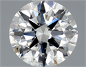 Natural Diamond 0.55 Carats, Round with Excellent Cut, G Color, SI1 Clarity and Certified by GIA