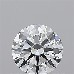 Picture of Natural Diamond 0.40 Carats, Round with Excellent Cut, D Color, VVS2 Clarity and Certified by GIA