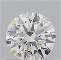 Natural Diamond 0.70 Carats, Round with Excellent Cut, G Color, VVS2 Clarity and Certified by GIA