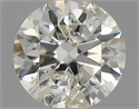 Natural Diamond 0.50 Carats, Round with Excellent Cut, I Color, I1 Clarity and Certified by IGI