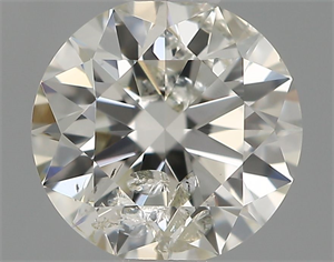 Picture of Natural Diamond 0.50 Carats, Round with Excellent Cut, I Color, I1 Clarity and Certified by IGI
