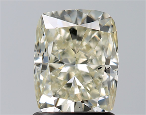 Foto Diamante Natural 1.51 quilates, Del cojín , Color L, claridad SI2 y certificado GIA de