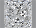 Diamante Natural 1.00 quilates, Princesa , Color E, claridad SI1 y certificado GIA