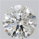 Natural Diamond 2.70 Carats, Round with Excellent Cut, I Color, VS1 Clarity and Certified by IGI