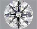 Natural Diamond 0.70 Carats, Round with Excellent Cut, E Color, VS1 Clarity and Certified by GIA