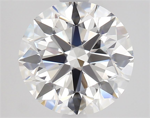 Picture of Natural Diamond 1.74 Carats, Round with Excellent Cut, D Color, VVS2 Clarity and Certified by GIA