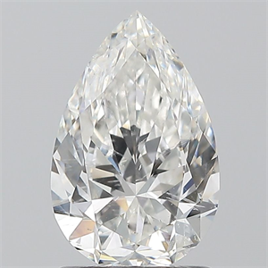 Picture of Natural Diamond 1.30 Carats, Pear with  Cut, G Color, SI2 Clarity and Certified by GIA