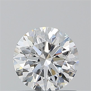 Picture of Natural Diamond 0.90 Carats, Round with Excellent Cut, D Color, SI1 Clarity and Certified by GIA