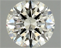 Natural Diamond 0.92 Carats, Round with Excellent Cut, L Color, SI1 Clarity and Certified by GIA