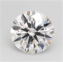 Lab Grown Diamond 1.03 Carats, Round with Ideal Cut, D Color, VVS2 Clarity and Certified by IGI