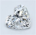 Diamante Natural 1.20 quilates, Corazón , Color E, claridad SI2 y certificado GIA