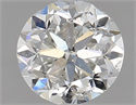 Natural Diamond 1.00 Carats, Round with Fair Cut, H Color, SI2 Clarity and Certified by HRD