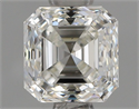 Natural Diamond 1.00 Carats, Asscher with  Cut, G Color, VS2 Clarity and Certified by IGI