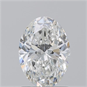 Diamante Natural 1.20 quilates, Ovalado , Color G, claridad VS2 y certificado GIA