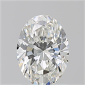 Natural Diamond 1.21 Carats, Oval with  Cut, H Color, VVS1 Clarity and Certified by GIA