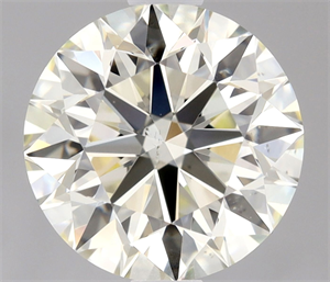Picture of Natural Diamond 0.94 Carats, Round with Excellent Cut, K Color, VS2 Clarity and Certified by IGI