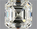 Natural Diamond 1.30 Carats, Asscher with  Cut, K Color, VVS1 Clarity and Certified by GIA
