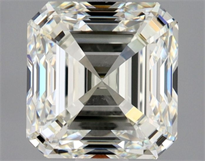 Picture of Natural Diamond 1.30 Carats, Asscher with  Cut, K Color, VVS1 Clarity and Certified by GIA