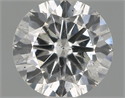 Natural Diamond 0.70 Carats, Round with Very Good Cut, F Color, I1 Clarity and Certified by IGI
