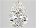 Diamante Natural 3.02 quilates, De pera , Color F, claridad SI2 y certificado HRD