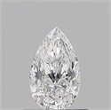 Diamante Natural 0.50 quilates, De pera , Color D, claridad VVS2 y certificado GIA