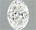 Natural Diamond 0.90 Carats, Oval with  Cut, G Color, VS1 Clarity and Certified by GIA