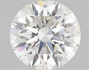 Picture of Natural Diamond 0.72 Carats, Round with Excellent Cut, H Color, IF Clarity and Certified by GIA