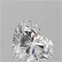 Natural Diamond 2.01 Carats, Heart with  Cut, F Color, SI1 Clarity and Certified by GIA