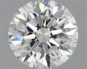 Picture of Natural Diamond 0.72 Carats, Round with Excellent Cut, H Color, SI2 Clarity and Certified by GIA