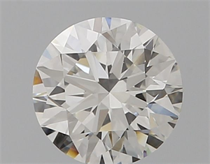 Picture of Natural Diamond 0.50 Carats, Round with Excellent Cut, H Color, IF Clarity and Certified by IGI