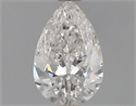 Natural Diamond 0.51 Carats, Pear with  Cut, F Color, I1 Clarity and Certified by GIA