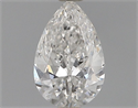 Diamante Natural 0.51 quilates, De pera , Color F, claridad I1 y certificado GIA
