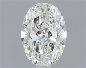 Foto Diamante Natural 0.59 quilates, Ovalado , Color H, claridad IF y certificado GIA de