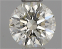 Diamante Natural 0.40 quilates, Redondo , Color J, claridad VVS2 y certificado IGI
