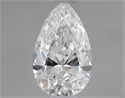 Diamante Natural 0.42 quilates, De pera , Color F, claridad VS1 y certificado GIA