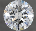 Natural Diamond 2.80 Carats, Round with Excellent Cut, H Color, VS2 Clarity and Certified by GIA