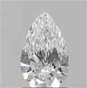 Diamante Natural 0.90 quilates, De pera , Color E, claridad VVS1 y certificado GIA