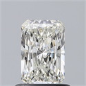 Natural Diamond 0.72 Carats, Radiant with  Cut, I Color, SI2 Clarity and Certified by GIA
