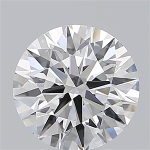 Picture of Lab Grown Diamond 3.02 Carats, Round with Ideal Cut, D Color, IF Clarity and Certified by IGI