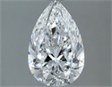 Diamante Natural 1.52 quilates, De pera , Color E, claridad VS2 y certificado GIA