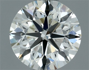 Picture of Natural Diamond 0.60 Carats, Round with Excellent Cut, K Color, VVS2 Clarity and Certified by GIA