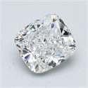 Natural Diamond 1.31 Carats, Cushion with  Cut, F Color, VS1 Clarity and Certified by GIA