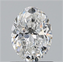 Natural Diamond 0.70 Carats, Oval with  Cut, E Color, VS1 Clarity and Certified by GIA