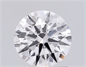 Lab Grown Diamond 1.09 Carats, Round with Ideal Cut, D Color, VVS2 Clarity and Certified by IGI