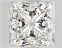 Natural Diamond 0.70 Carats, Princess with  Cut, F Color, VS2 Clarity and Certified by GIA