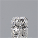 Diamante Natural 0.33 quilates, Radiante , Color E, claridad VVS2 y certificado GIA