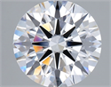 Del inventario de diamantes de laboratorio, 2.01 quilates, Redondo , Color D, claridad VVS2 y certificado GIA