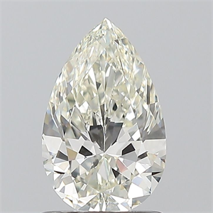 Picture of Natural Diamond 1.01 Carats, Pear with  Cut, H Color, VVS2 Clarity and Certified by IGI